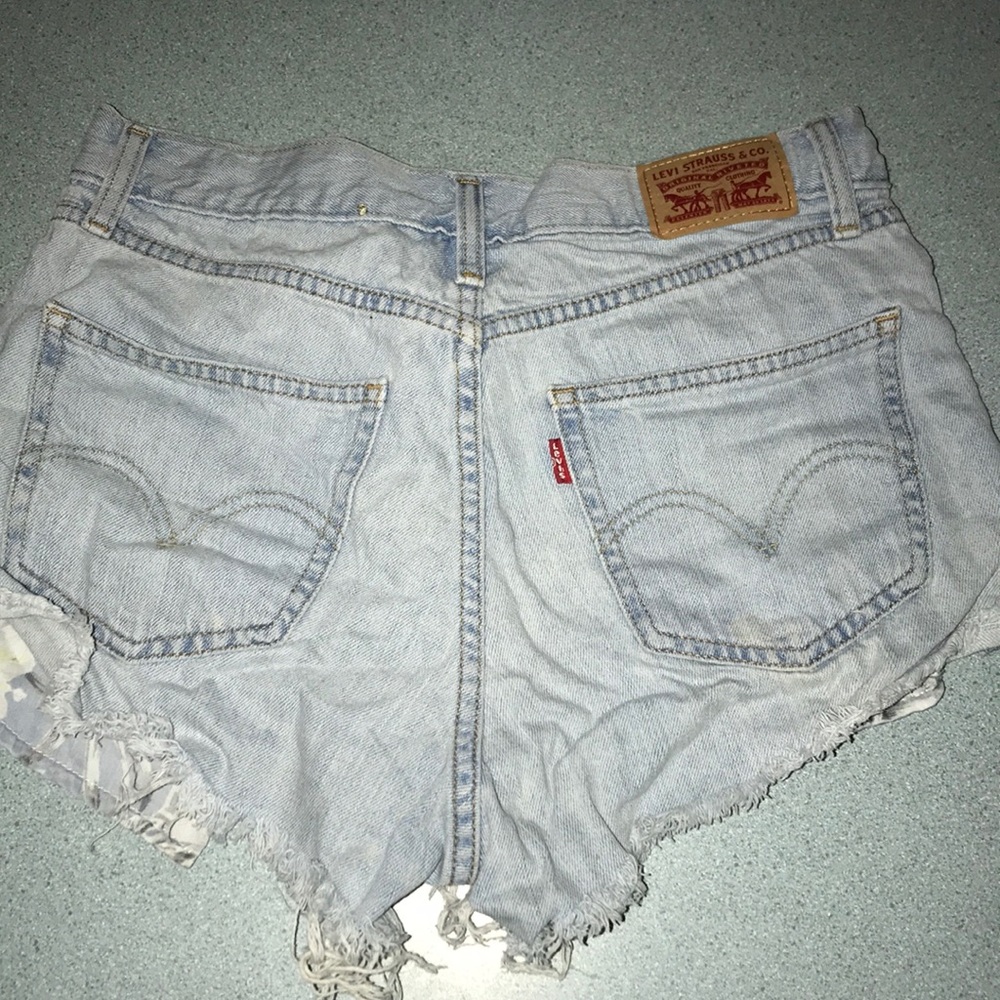 Levi denim jeans shorts